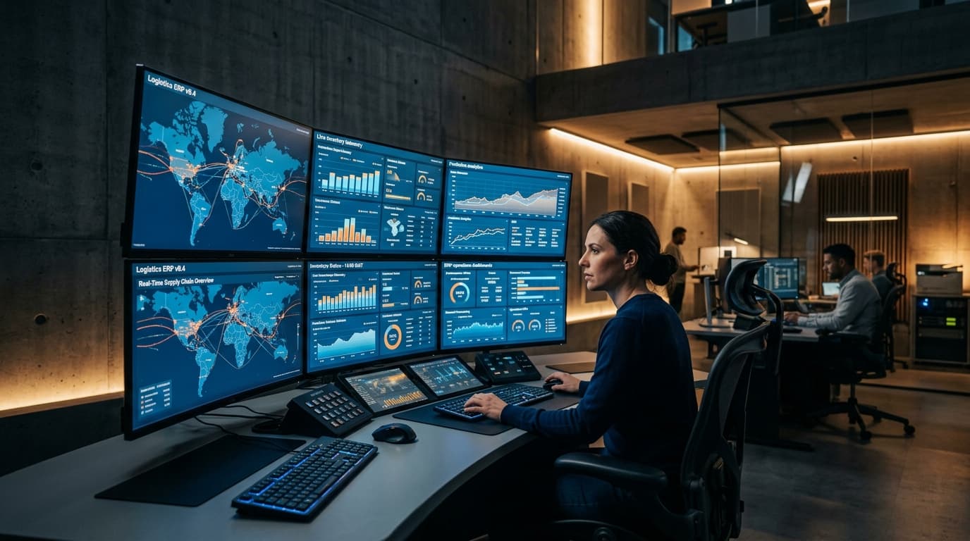 Custom operational software dashboard